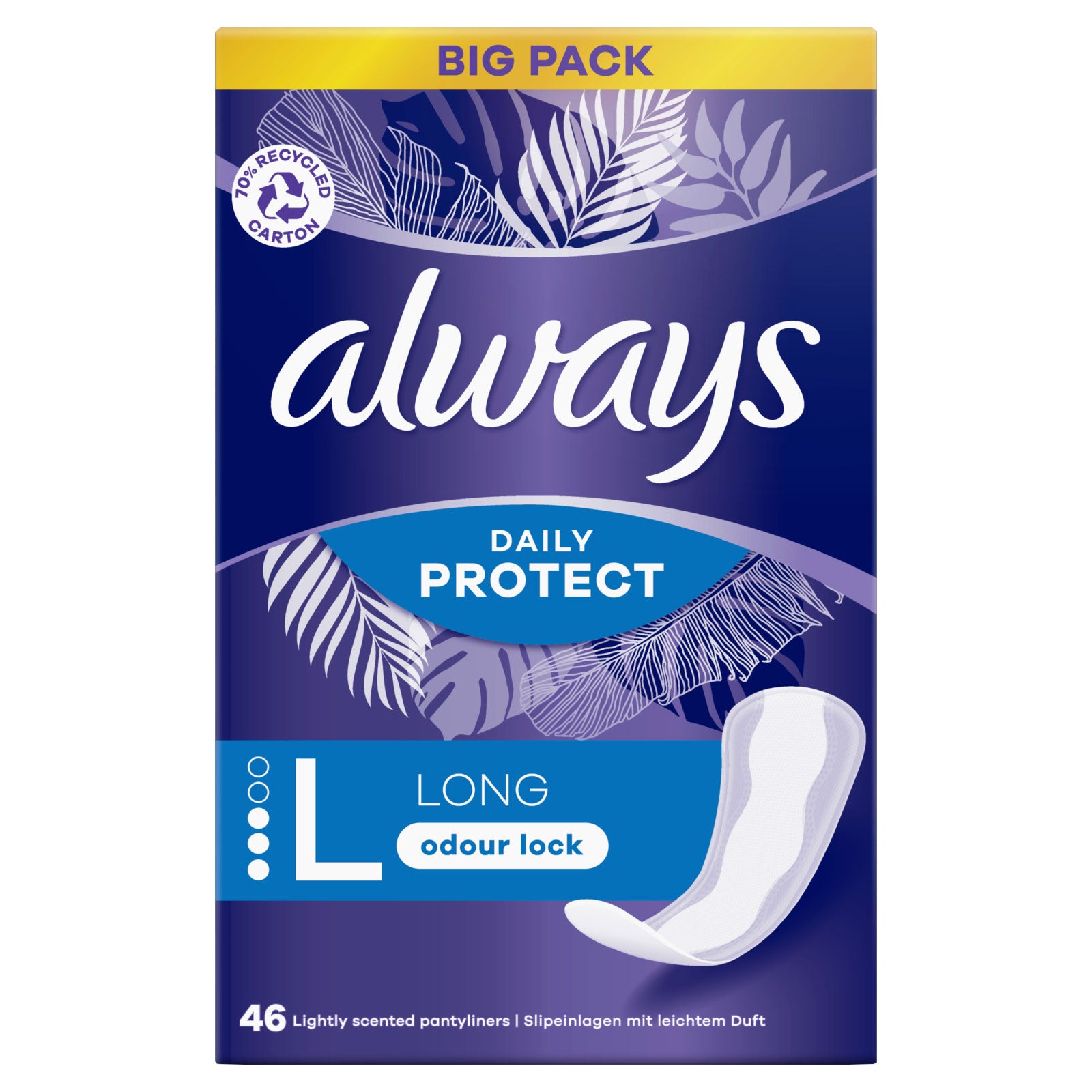 Buy Always Daily Protect Long Odour Lock - Premium Quality Toiletries Online - Product Image Buy Always Daily Protect Long Odour Lock - Premium Quality Toiletries Online - Product Image